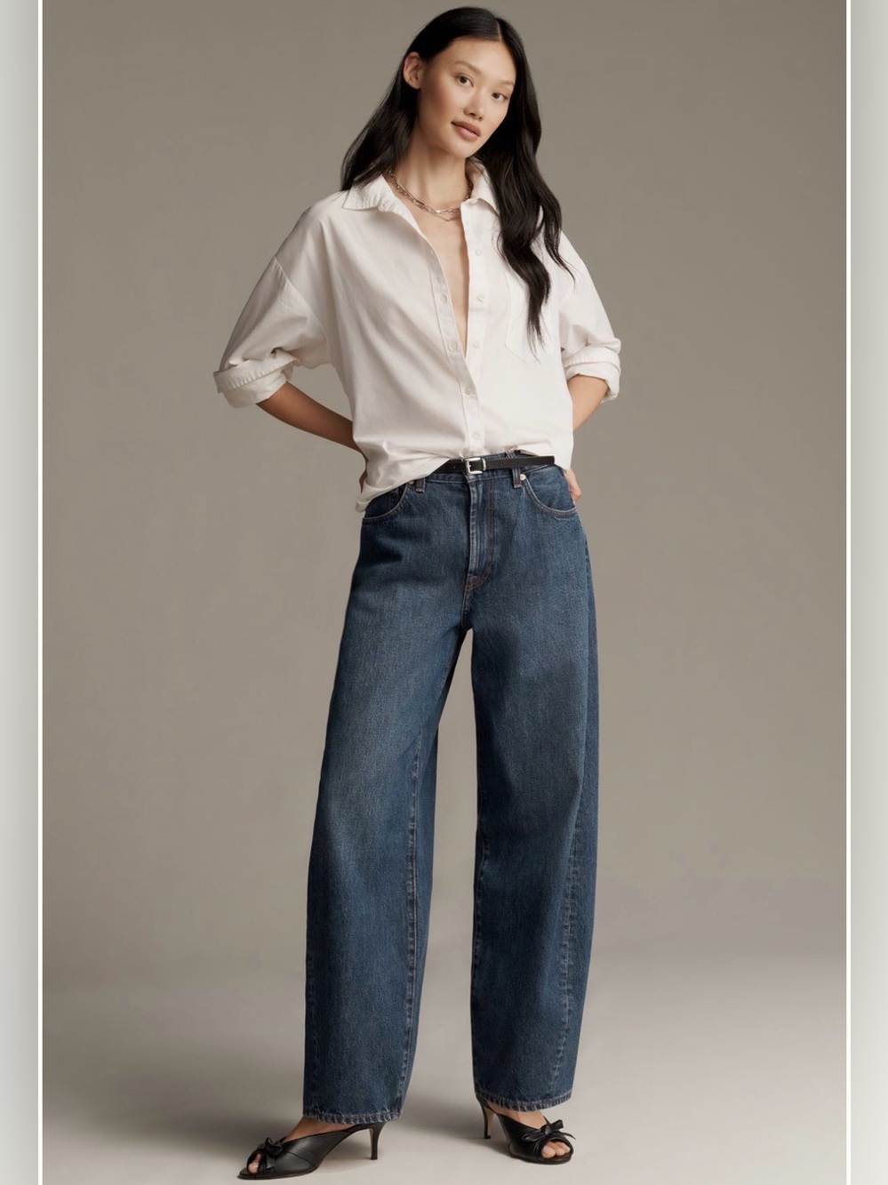 7 FOR ALL MANKIND TWISTED BONNIE HIGH-RISE BARREL JEANS
